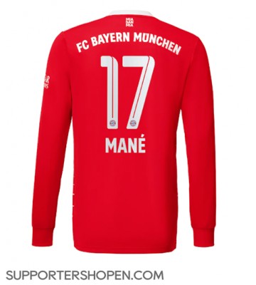 Bayern Munich Sadio Mane #17 Hemma Matchtröja 2022-23 Långärmad